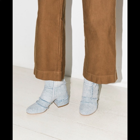 MM6 blue denim ankle boots - Picture 2 of 8